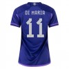 Goedkope Argentinië DI MARIA 11 Dames Uitshirt World Cup 2022